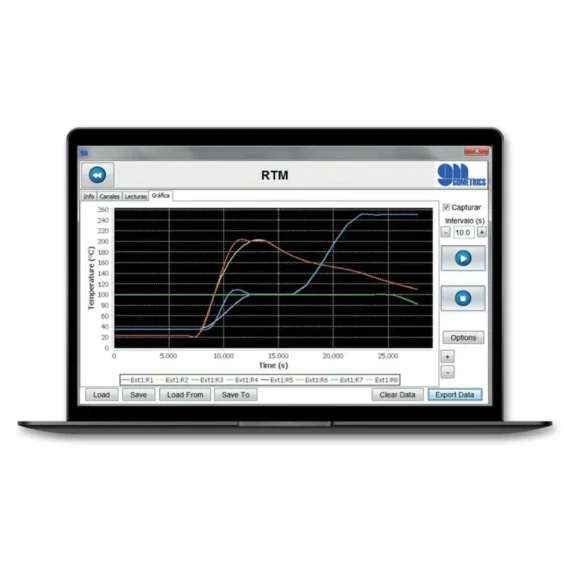Software de calibración para RTMS RTMetrics