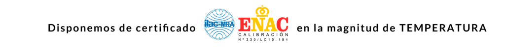Certificado enac calibracion temperatura