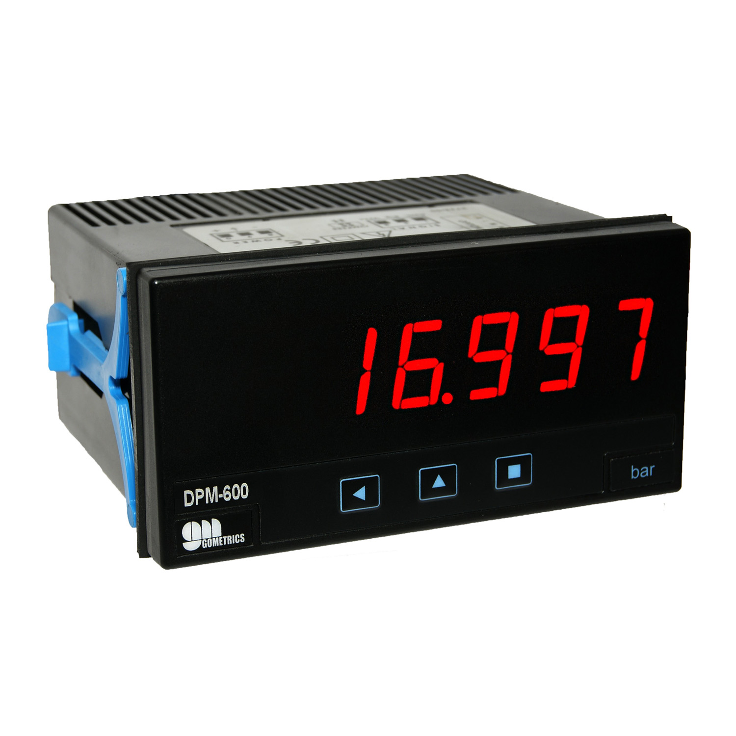 DC Powered, Digital Pressure Gauge with Output and Alarms