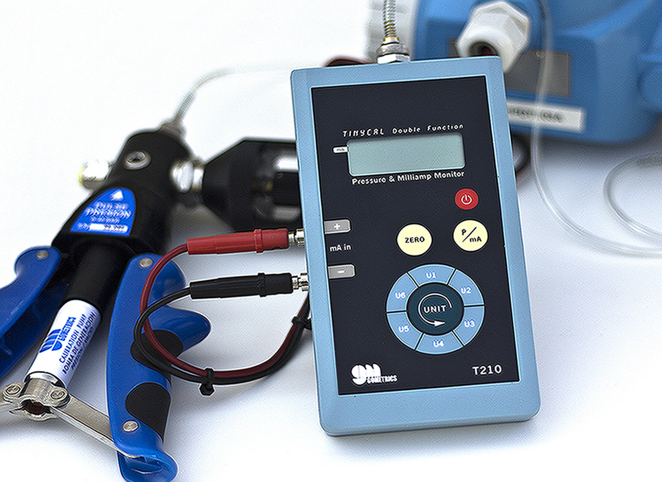 Manómetro digital portátil T210 para calibración de presión