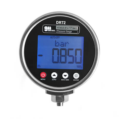 DR72 Digital Process and Calibration Pressure Gauge designed by
